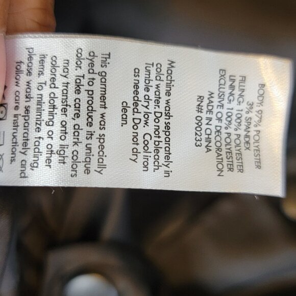 PacSuc Athletics Women's Black Varsity Jacket XS/S New With Tags - Picture 5 of 15